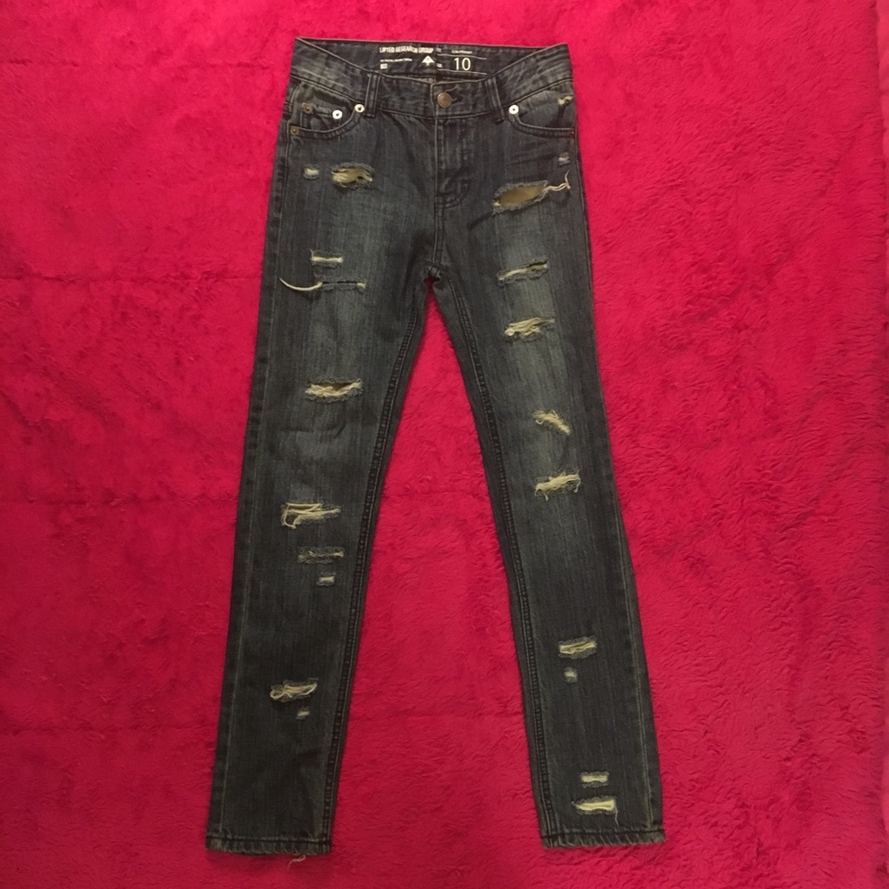 Girls ripped denim jeans